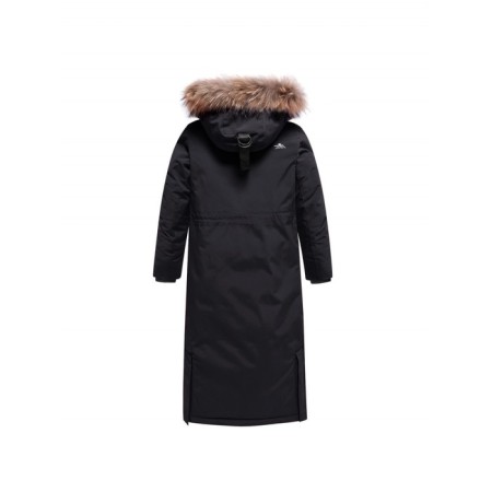 Winter park for a girl, height 140 cm, black color-1