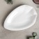 Porcelain dish for supply magistro "abundance", 22.5 cm, porcelain, white color