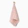Towel 35x60cm crosses, pink, waffle, 120 g/m, HL100%