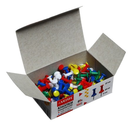 Power buttons color, 100 pieces, Devente, D-9mm, cardboard box-3