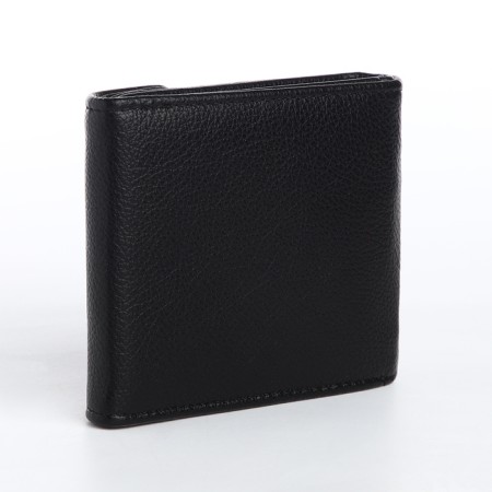Women's wallet on a magnet, black color-1