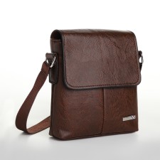 Male bag, brown color