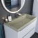 Sink uperwood Classic Quartz 80 cm, quartz, beige matte, dessert