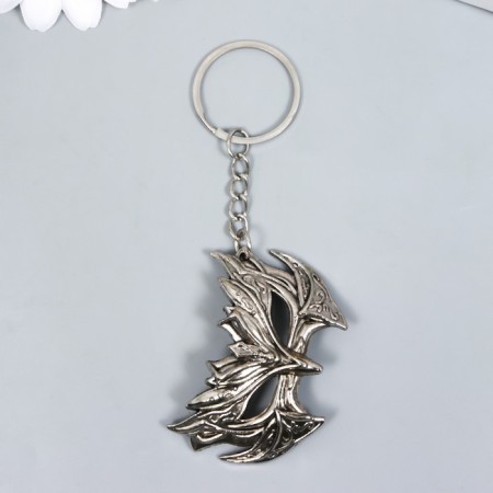 Browler Metal "Mask from feathers" 5.5x4 cm-1