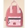 Baby bag, size 9.5x21x26.5 cm, red color