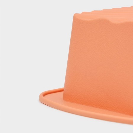 Baking shape of the share "Bread. Stripes ”, silicone, 27.5 × 13.5 × 7 cm (internal 23.5 × 10), peach color-4