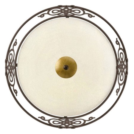Mestre 2x60W lamp E27 Brown, gold