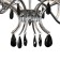 Suspended chandelier Mantra andrea, E14, 12x20W, 635 mm, chromium color