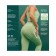 Sports women's leggings, size m, green color