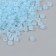 Glass beads 6/0 "light blue" shines UV 450 gr.