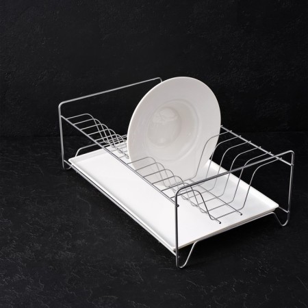 Dishes for dishes with a pallet, 24 × 39 × 15 cm, color chromium-4
