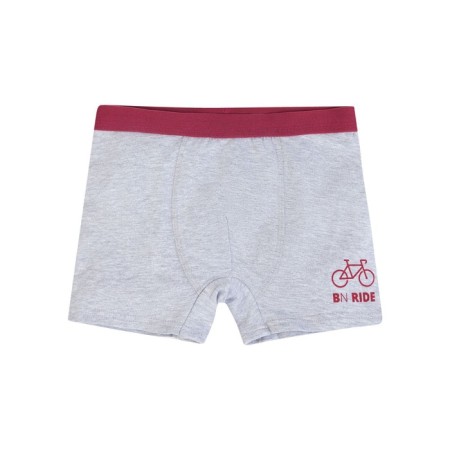 Basic boys panties, height 110-116 cm, color gray melange