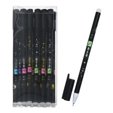 Gel handle Erased ink, blue rod, 0.5 mm, Black Mix case