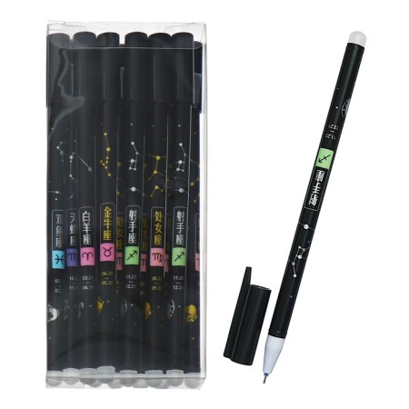 Gel handle Erased ink, blue rod, 0.5 mm, Black Mix case