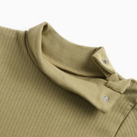 Baby turtleneck, khaki color, height 68 cm-2