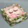 Box for cupcakes and gento-traps, confectionery packaging "Flower pattern", 25 x 25 x 10 cm