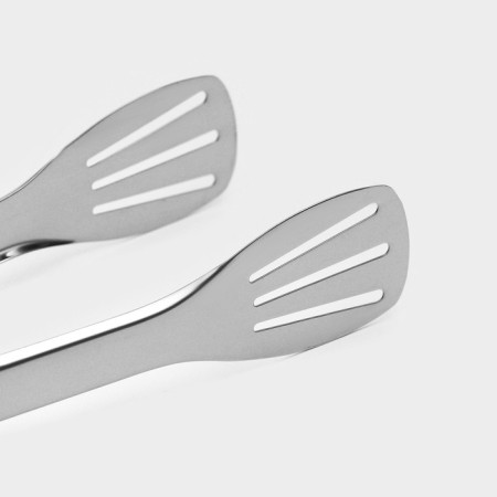 Forceps Chrome kitchen shares, 28.5 cm stainless steel, black color-2