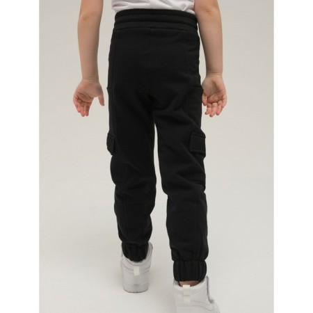 Pants for girls, height 92 cm, black color-12