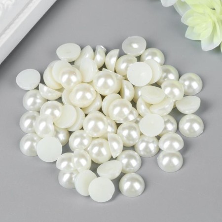Set for creativity diameter 1 cm "Pearls half" 12x12.5 cm weight - 19 grams