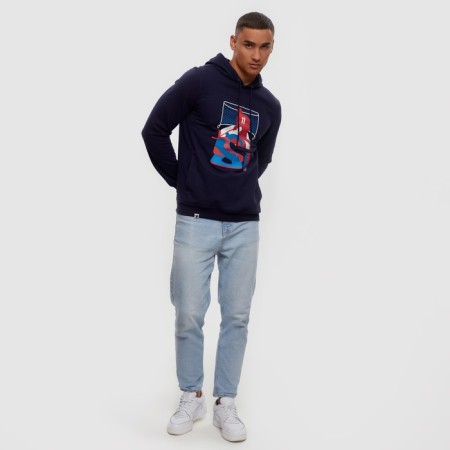 Hoody President Sports. Hockey, size m, blue color-7