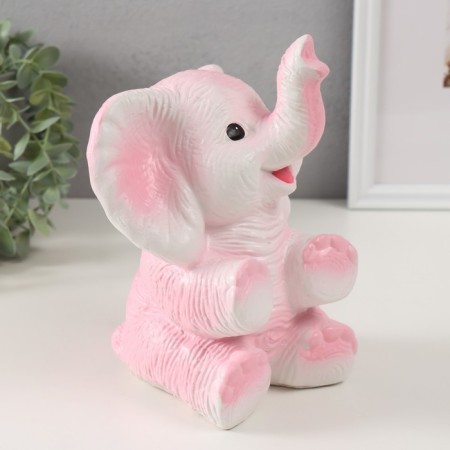 Pigger "Elephant" pink, height 19 cm, width 15 cm, length 13 cm-2