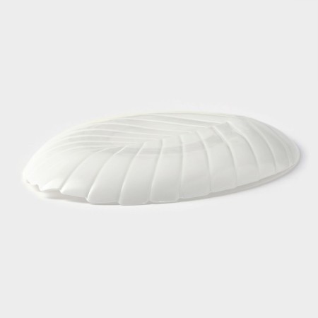 Serving dish AVVIR "Leaf", 29 × 21.5 × 2 cm, glass ceramic, white color-2