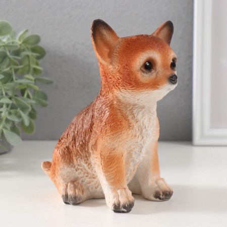 Figure "Puppy Chihua Hua" 15 x 9 x 11.5 cm.-2