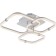 Ceiling light ESCADA, 10280/3LED. 1x77W, LED, 4870LM, 3000/4000/6500K, 580x605x160 mm, chromium color