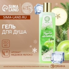 Shower gel, 250 ml, aroma of honey apple, Ural Lab