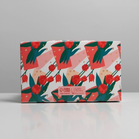 Box for eclairs, confectionery packaging, 4 inserts, “You are beautiful”, 25.2 x 15 x 7 cm-3