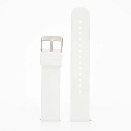 Smart hours strap, 20 mm, silicone, white-1