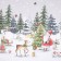 Apron "Ethel" Holiday in the forest 70x60 cm, 100% HL, sarzha 190g/m2