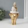 Souvenir Polystone "Buddha Shakyamuni on the Golden Elephant" 11x10x25 cm