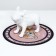Animal rug, EVA+polyester, d = 60 cm. Pink