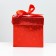 Box of self -assembly red 10x10x10 cm