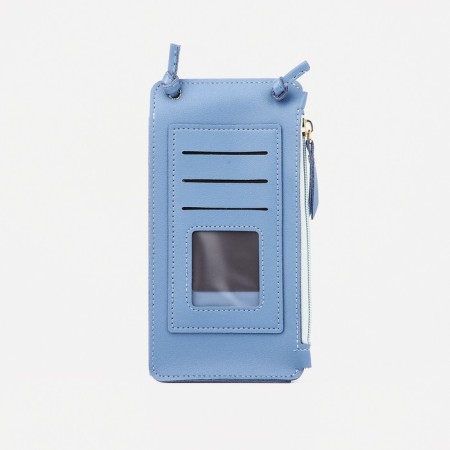 Baby bag on magnet, long belt, blue color-1
