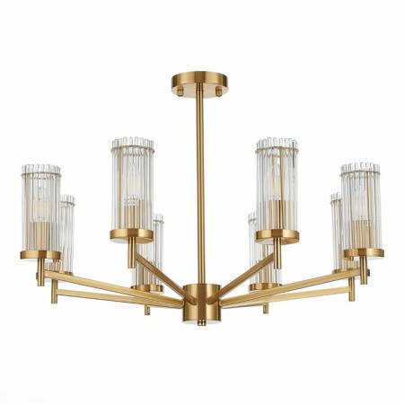 Ceiling Ceiling ST LUCE. SL1233.302.08. Bitonto. 8x60 watts, E14, 76x76x50.7 cm, brass color-3