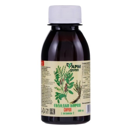 Syrup root of licorice with vitamin C, cough, 100 ml-1