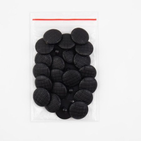 Buttons on the leg, d = 18 mm, black color-3