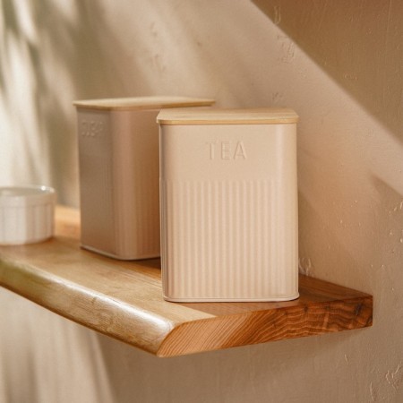 Bank for storage-breaking products "San Lorenzo", 10 × 13 cm, pink color, with a bamboo lid-5