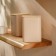 Bank for storage-breaking products "San Lorenzo", 10 × 13 cm, pink color, with a bamboo lid