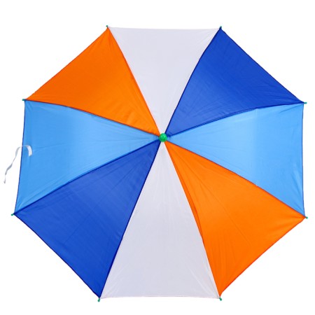Rainbow umbrella, semi-automatic, with a whistle, r = 38cm, the color of mix-12