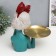 Souvenir Polystone stand "Girl with a bow on her head" 33x14x23 cm