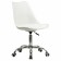 A chair for the operator Brabix Eames MG-310 Ch, chrome, white plastic, eco-leather white
