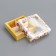 Box for sweets 4 pcs "with love", 12.6 x 12.6 x 3.5 cm. Confectionery packaging