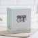 Ceramic mug with a plastic lid "Kingdom", 380 ml, color and inscription mix