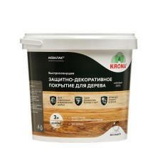 Protective-decorative varnish for wood acalac 