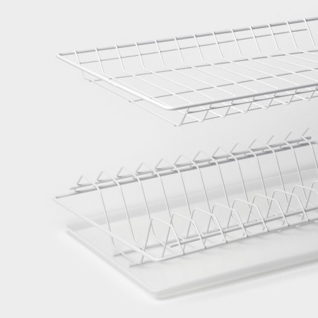 A set of dishwasher with a panel for a cabinet 40 cm, 36.5 × 25.6 cm, white color-2