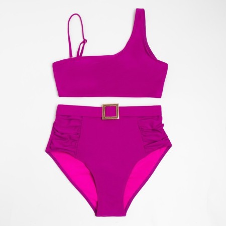 Separate Minaku swimsuit with a strap of purple color, size 50-4