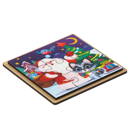 New Year's Wooden Puzzles "New Year! Santa Claus"-2